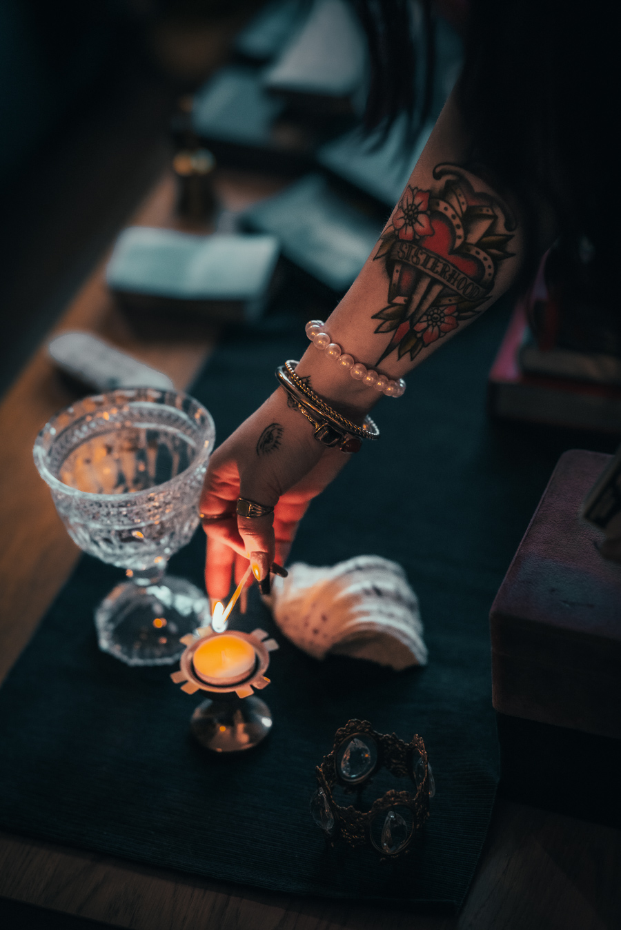 Sunny Amalie Heks Portrettintervju Spirituell Portrettbilder